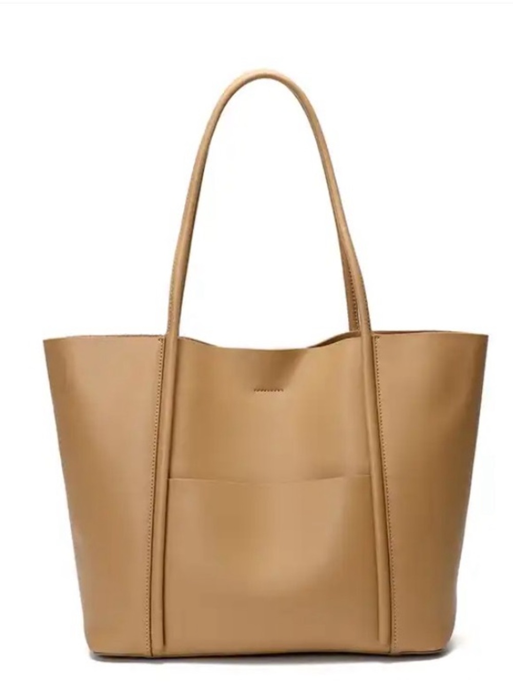 Brand new Classic genuine leather Tan Leather Tote Bag - Women